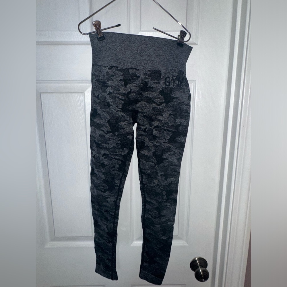 Gymshark black camo leggings worn maybe three times